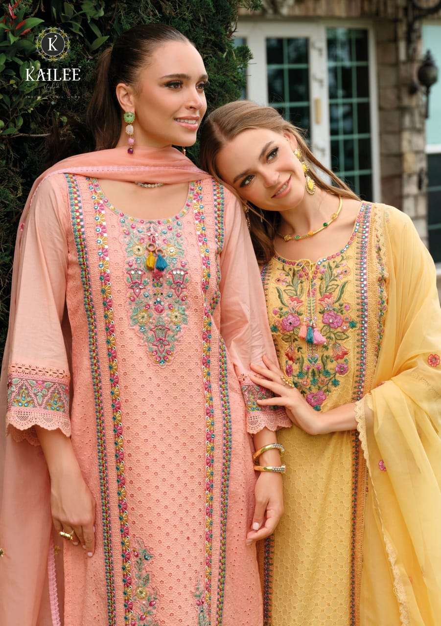 KAILEE FASHION GULZAR MIRROR EMBROIDERY WORK 3 PIECE 2025