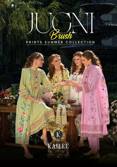 KAILEE FASHION JUGANI BRUSH CHIKNAKARI COTTON KURTI WHOLESALER 2025