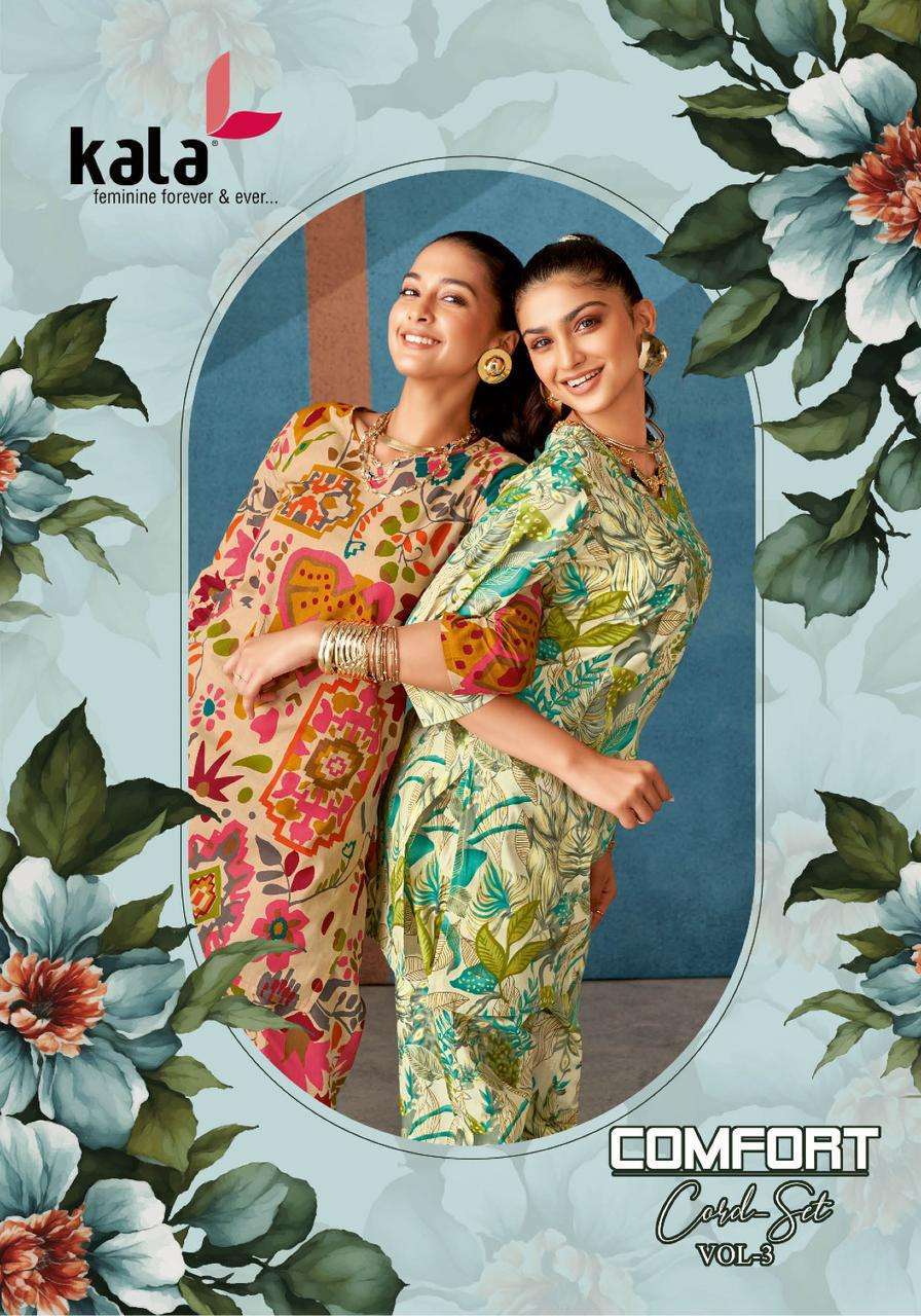 KALA FASHION COMFORT CORD SET VOL 3 COTTON PRINTED CORD SET WHOLESALER 