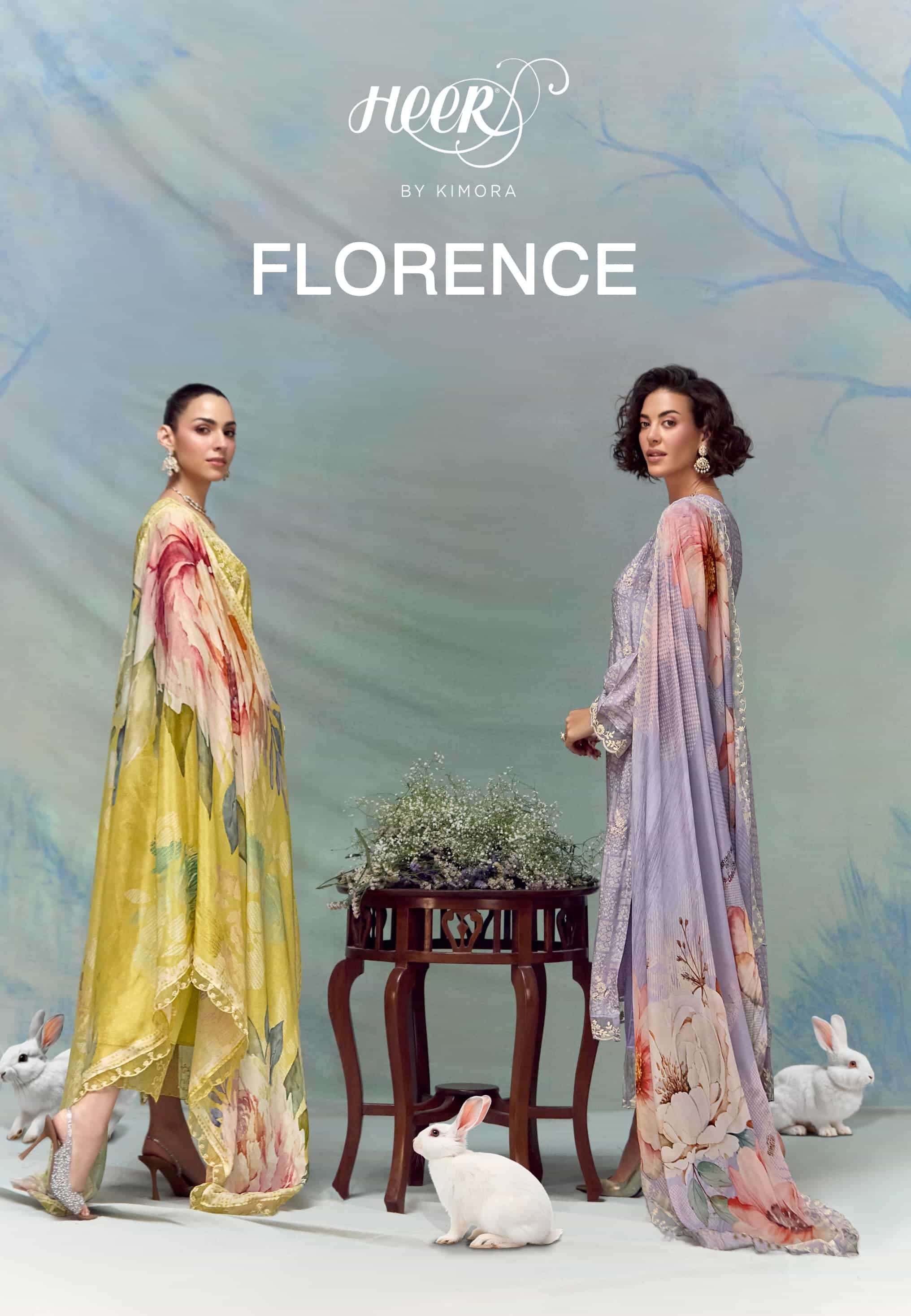 KIMORA HEER FLORENCE PURE MUSLIN LADIES SUIT EXPORTER 2025