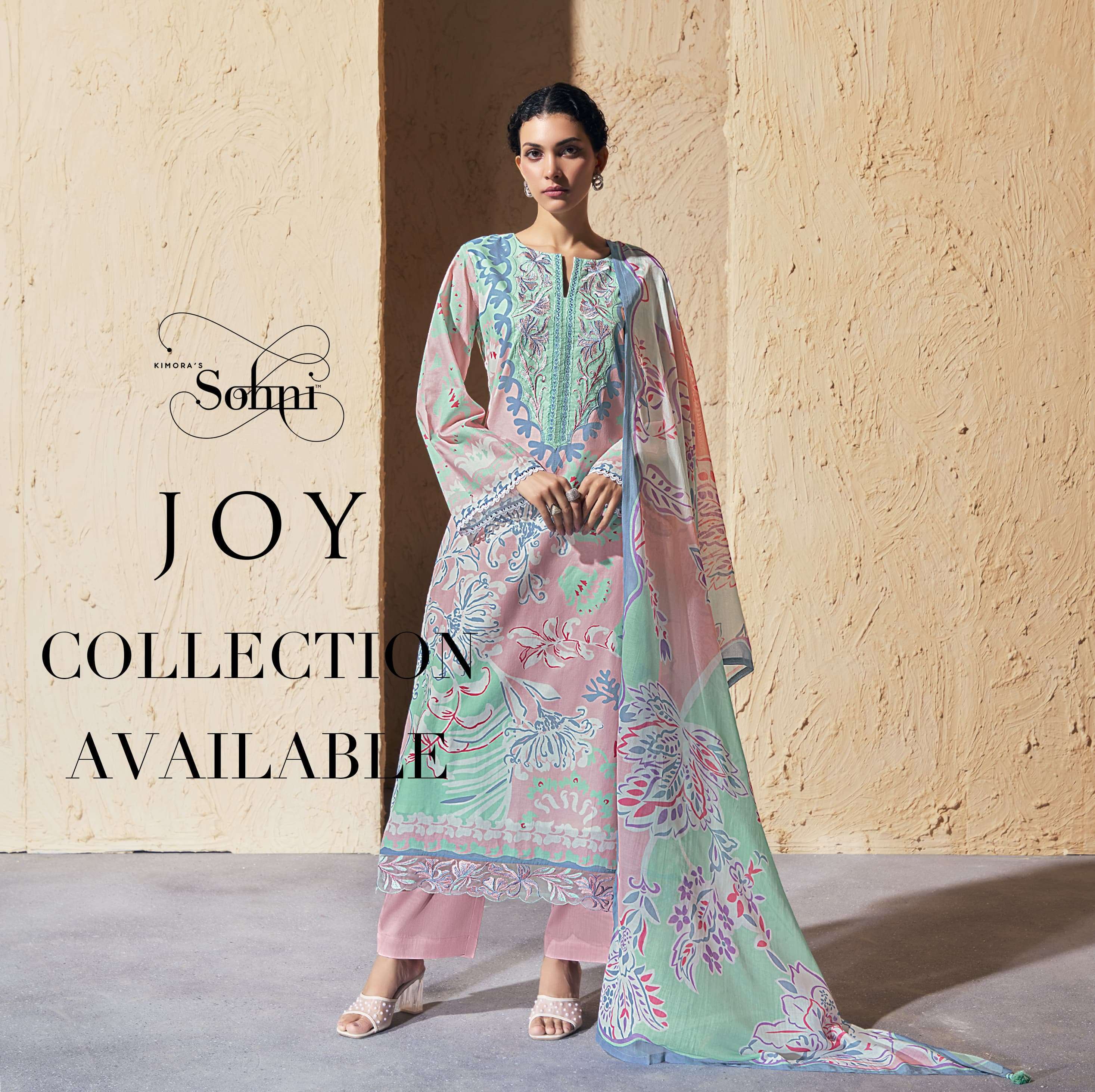 KIMORA SOHNI JOY FANCY LADIES COTTON SUIT CATALOG SUPPLIER 