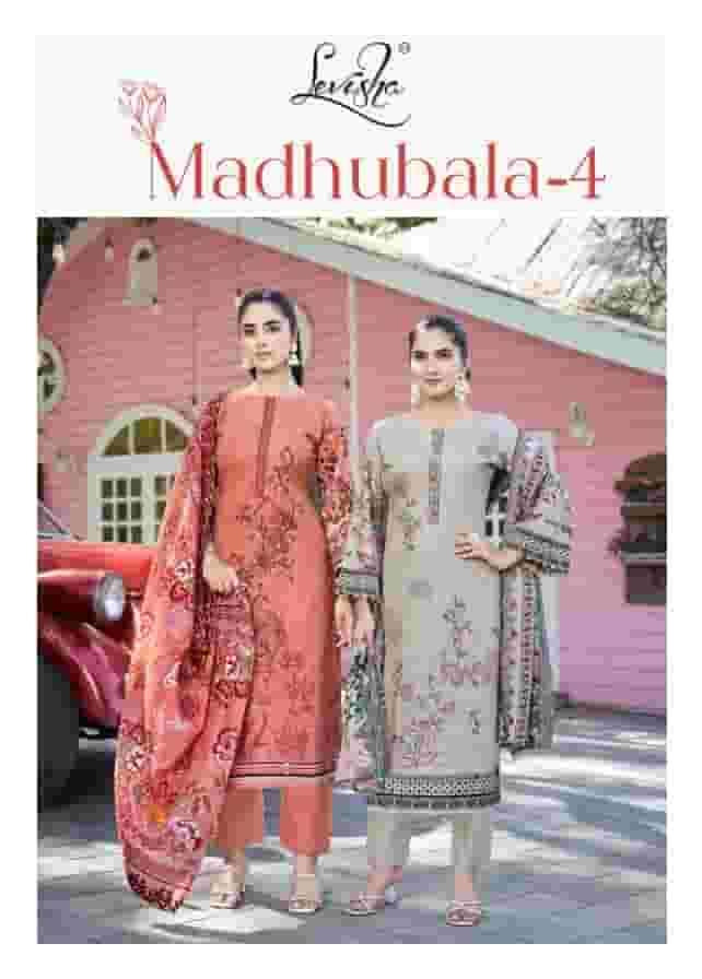 LEVISHA MADHUBALA VOL 4 PURE CAMRIC COTTON SUIT WHOLESALER 