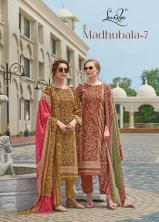 LEVISHA MADHUBALA VOL 7 PURE CAMRIC COTTON SUIT WHOLESALER 