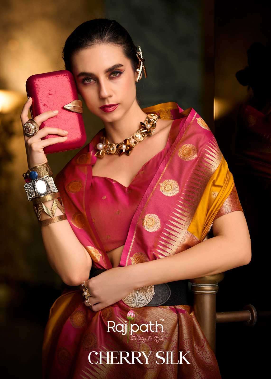 RAJPATH CHEERY SILK SAREE CATALOG WHOLESALE PRICE DEALER 