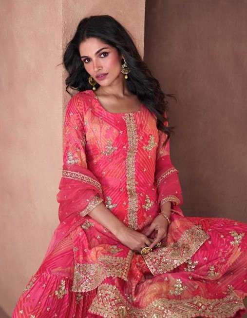 SAYURI LOTUS NX DESIGNER PARTYWEAR SHARARA SUIT CATALOG DEALER 2025