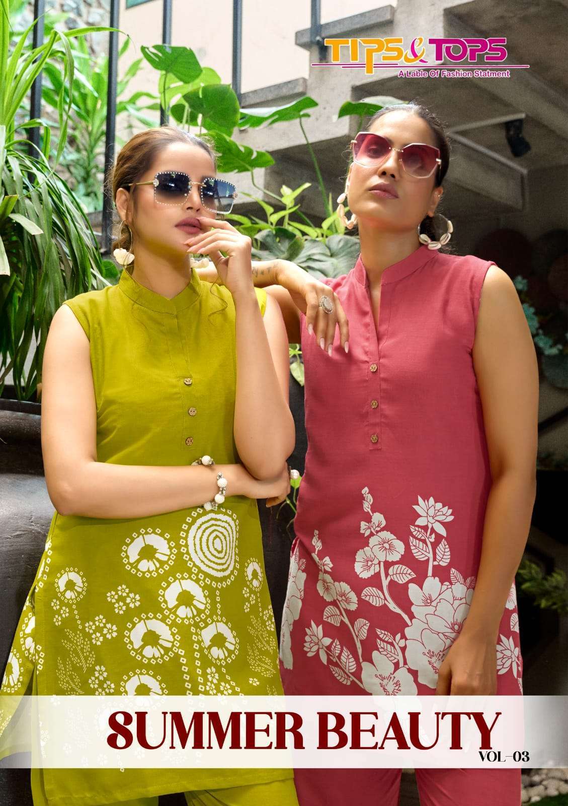 TIPS AND TOPS SUMMER BEAUTY VOL 3 RAYON CORD SET EXPORTER 2025