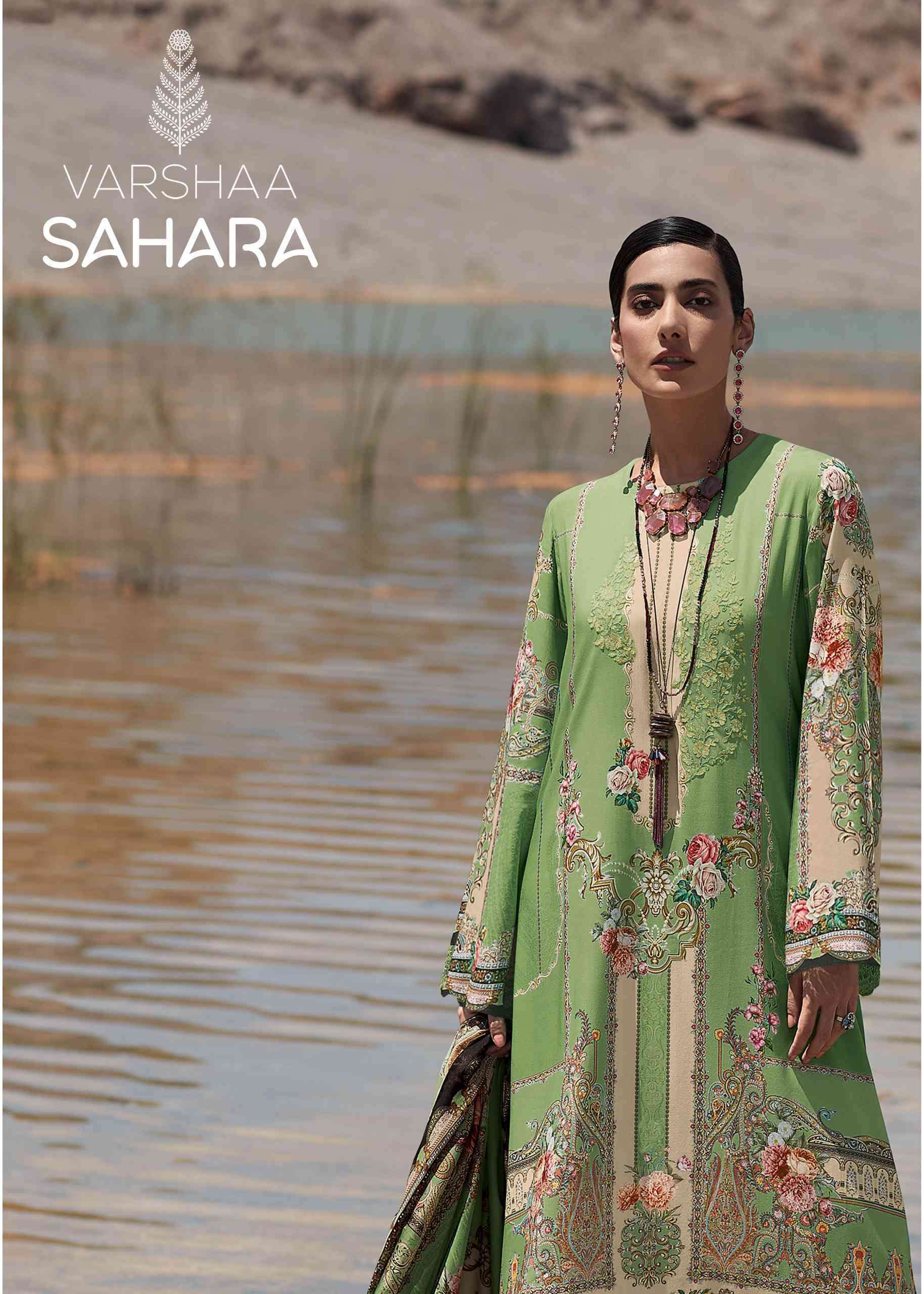 VARSHA SAHARA FANCY COTTON PRINTED SALWER KAMEEZ SUIT WHOLESALER 2025