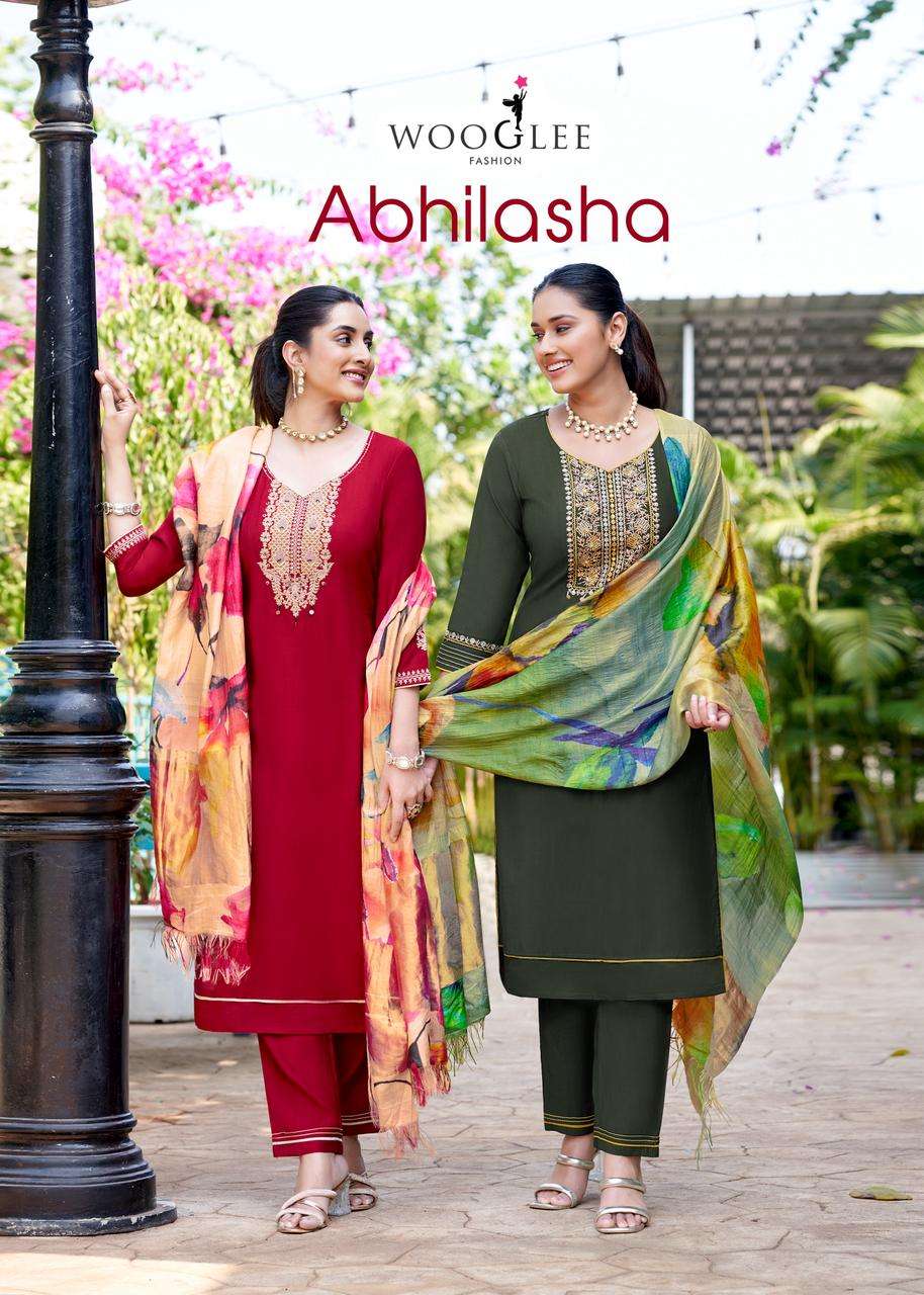WOOGLEE ABHILASHA READYMADE 3 PCS SUPPLIER 2025