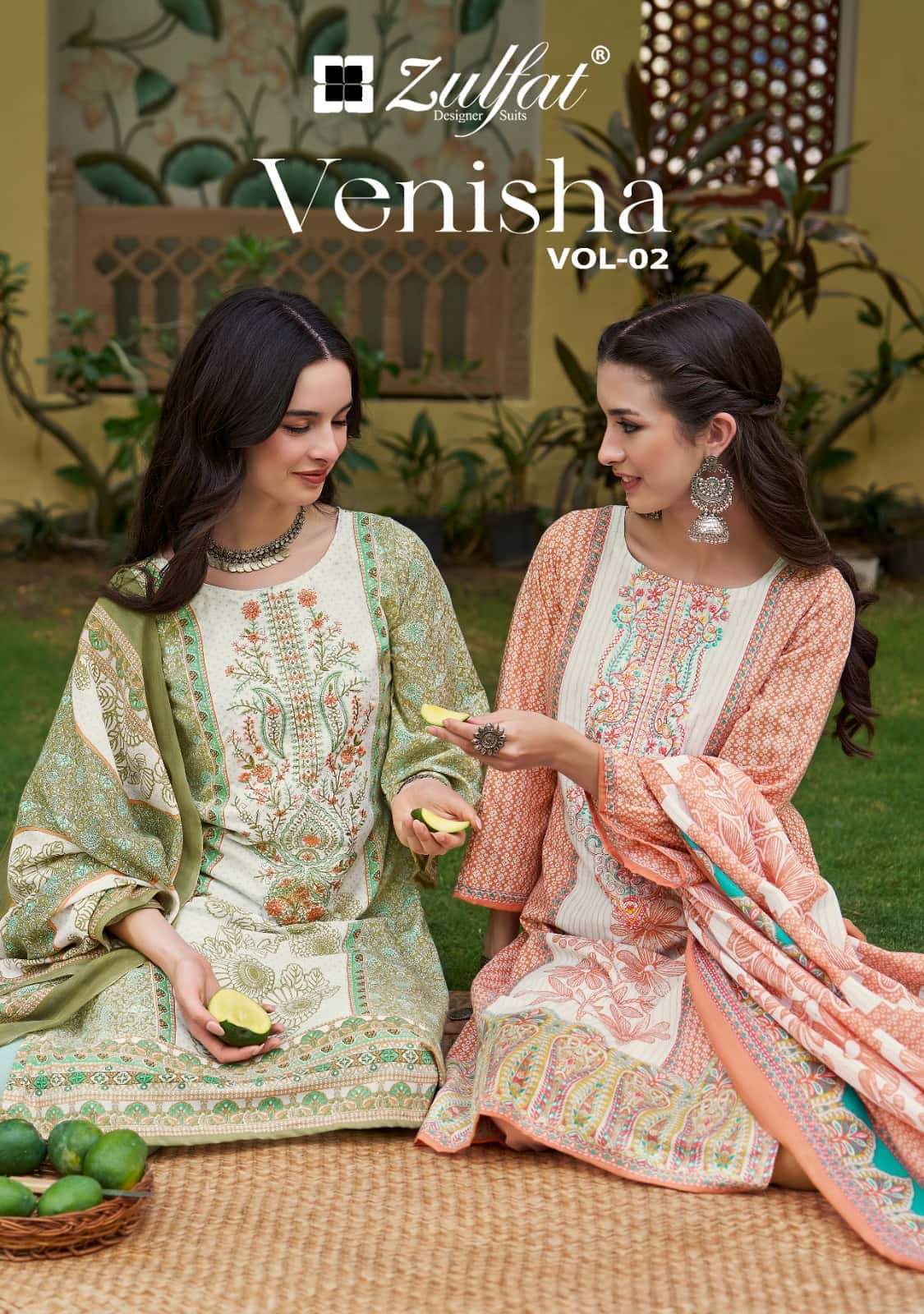 ZULFAT VENISHA VOL 2 FANCY COTTON DRESS CATALOG WHOLESALER 