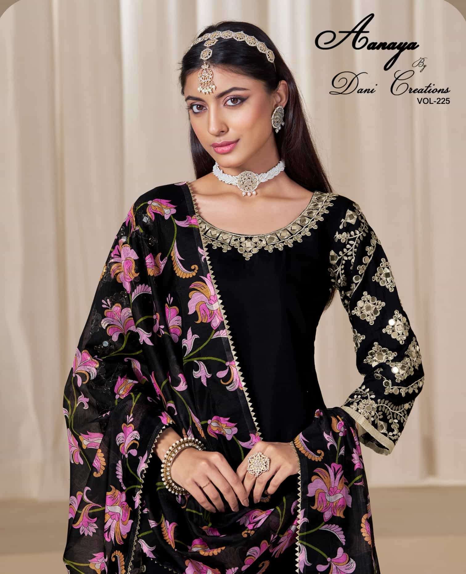 AANAYA VOL 225 PATIYALA STYLE SILK SUIT CATALOGUE WHOLESALER 2025