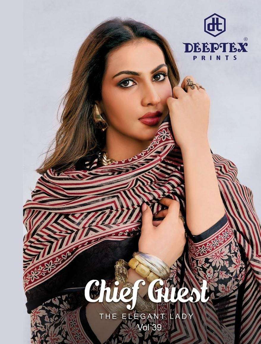 DEEPTEX PRINTS CHIEF GUEST VOL 39 COTTON SUIT WHOLESALER 2025