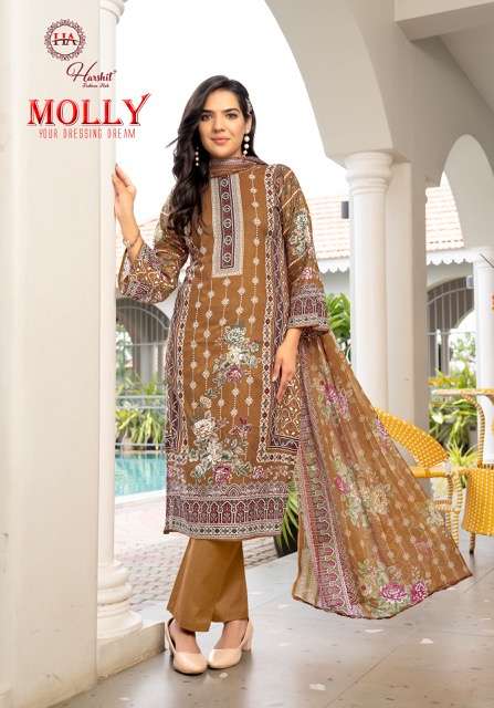 HARSHIT FASHION MOLLY PURE CAMRIC COTTON SUIT WHOLESALER 2025