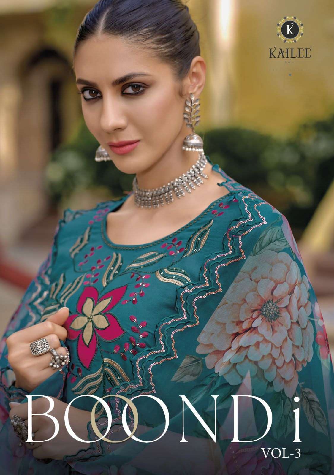 KAILEE BOONDI VOL 3 READYMADE KURTI PANT WITH DUPATTA SET COLLECTION 2025