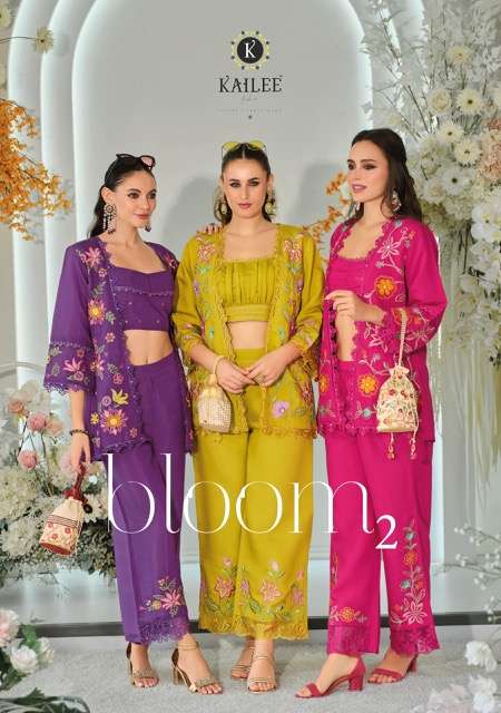 KAILEE FASHION BLOOM VOL 2 PURE VISCOSE CORD SET COLLECTION WHOLESALER 2025