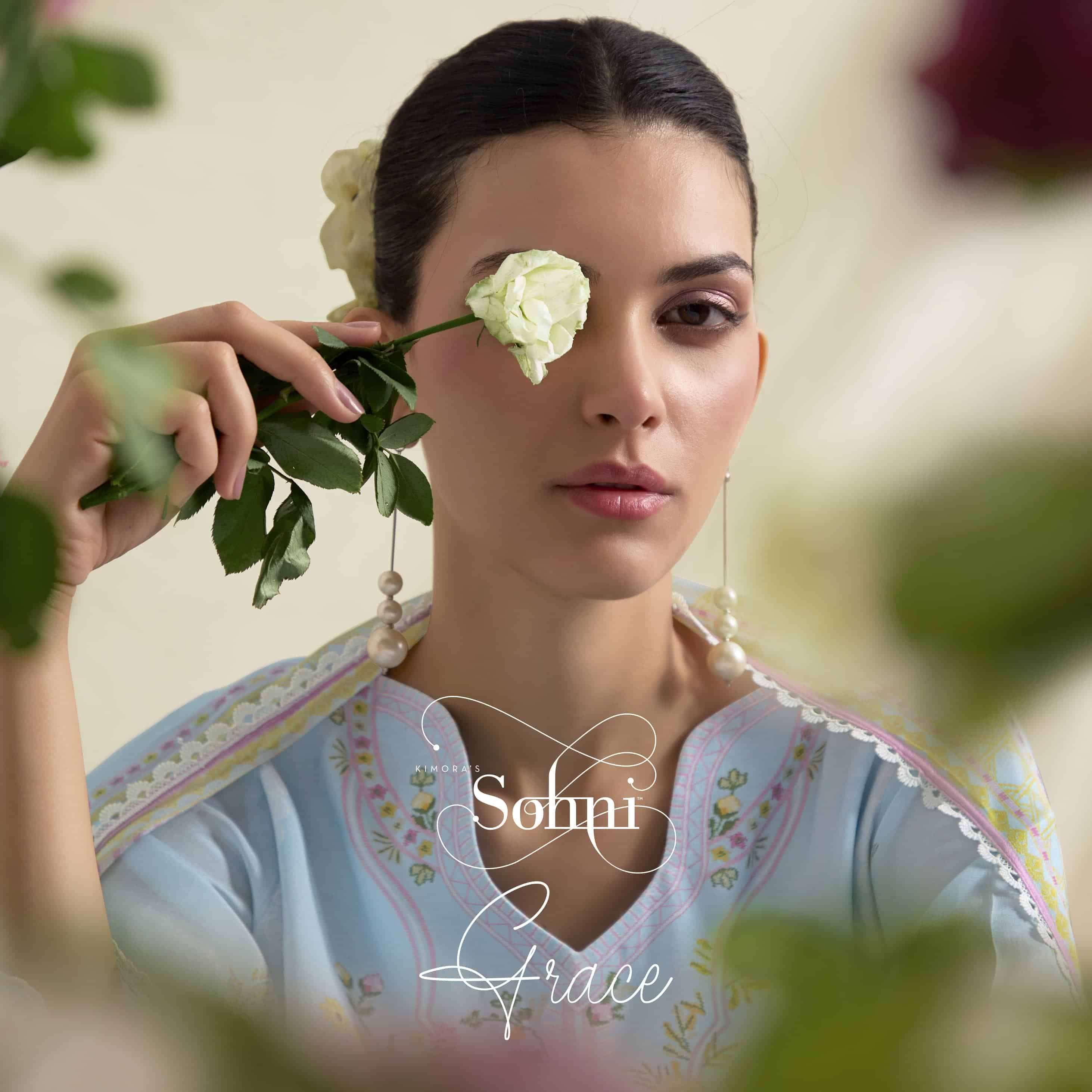 KIMORA SOHNI GRACE DESIGNER MUSLIN LADIES SUIT EXPORTER 2025