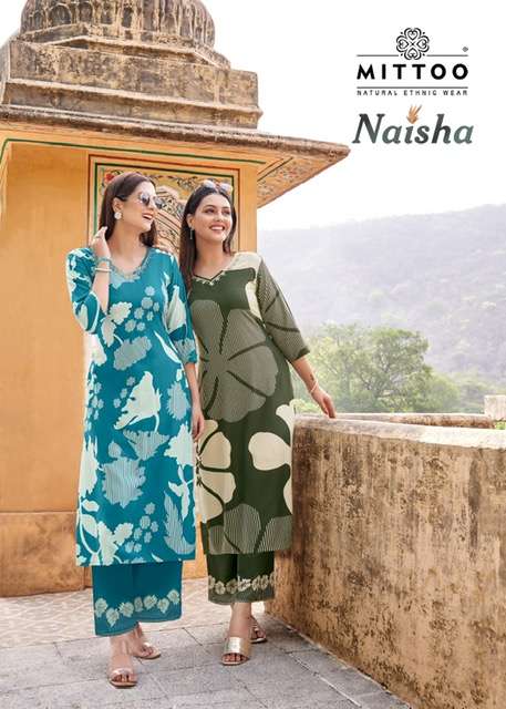 MITTOO NAISHA RAYON PRINTED CORD SET COLLECTION BEST RATE 2025