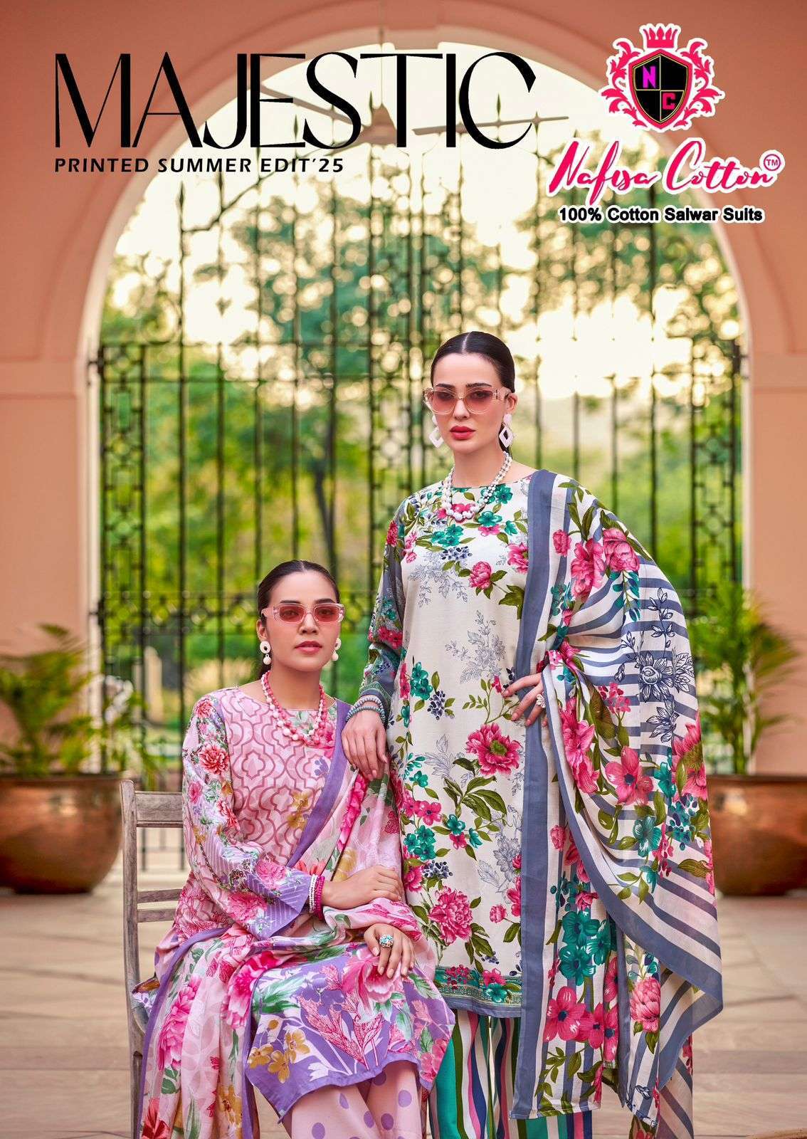 NAFISA COTTON MAJESTIC PRINTED COTTON SUIT WHOLESALER 2025