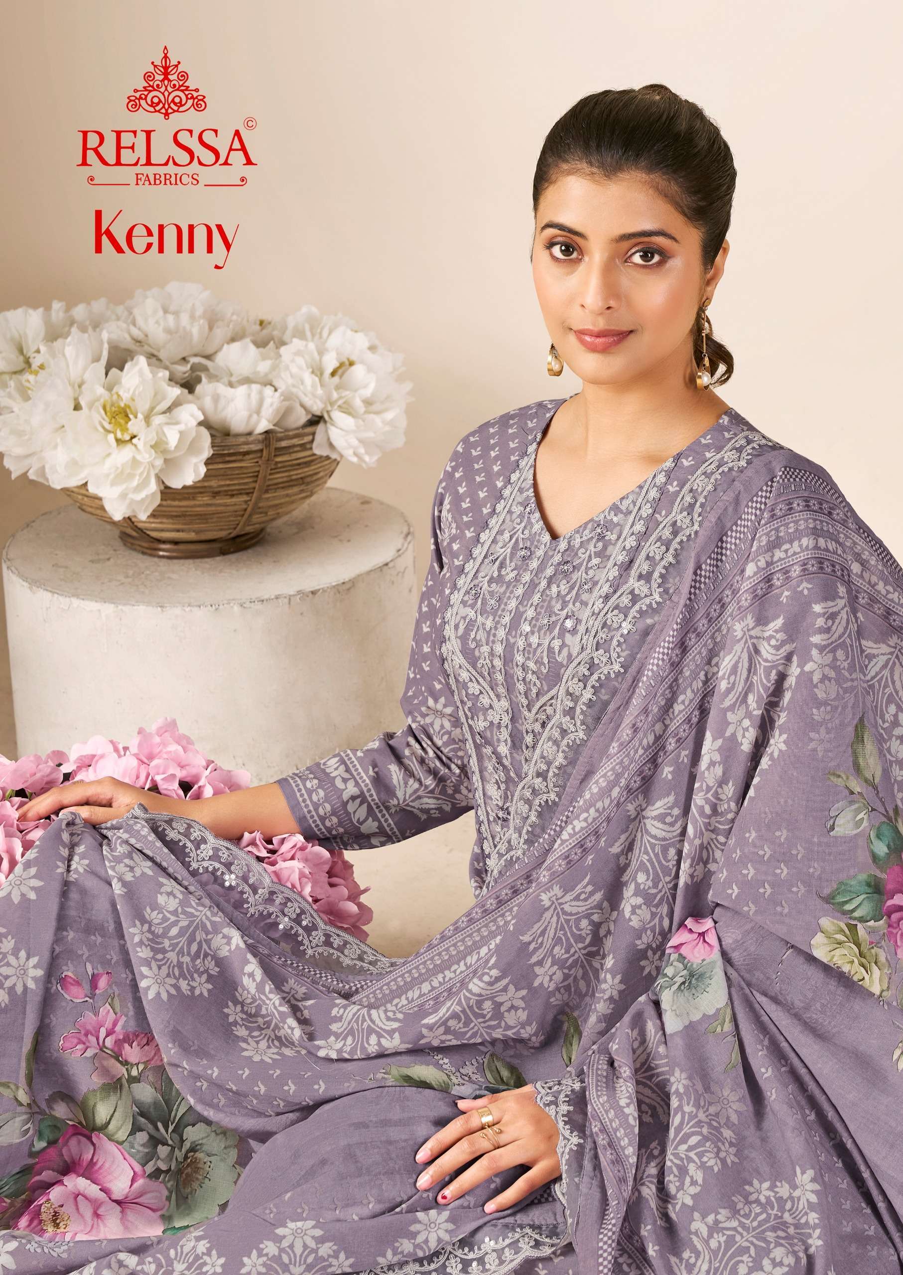 RELSSA KENNY SATYSLISH COTTON SUIT CATALOG WHOLESALER 