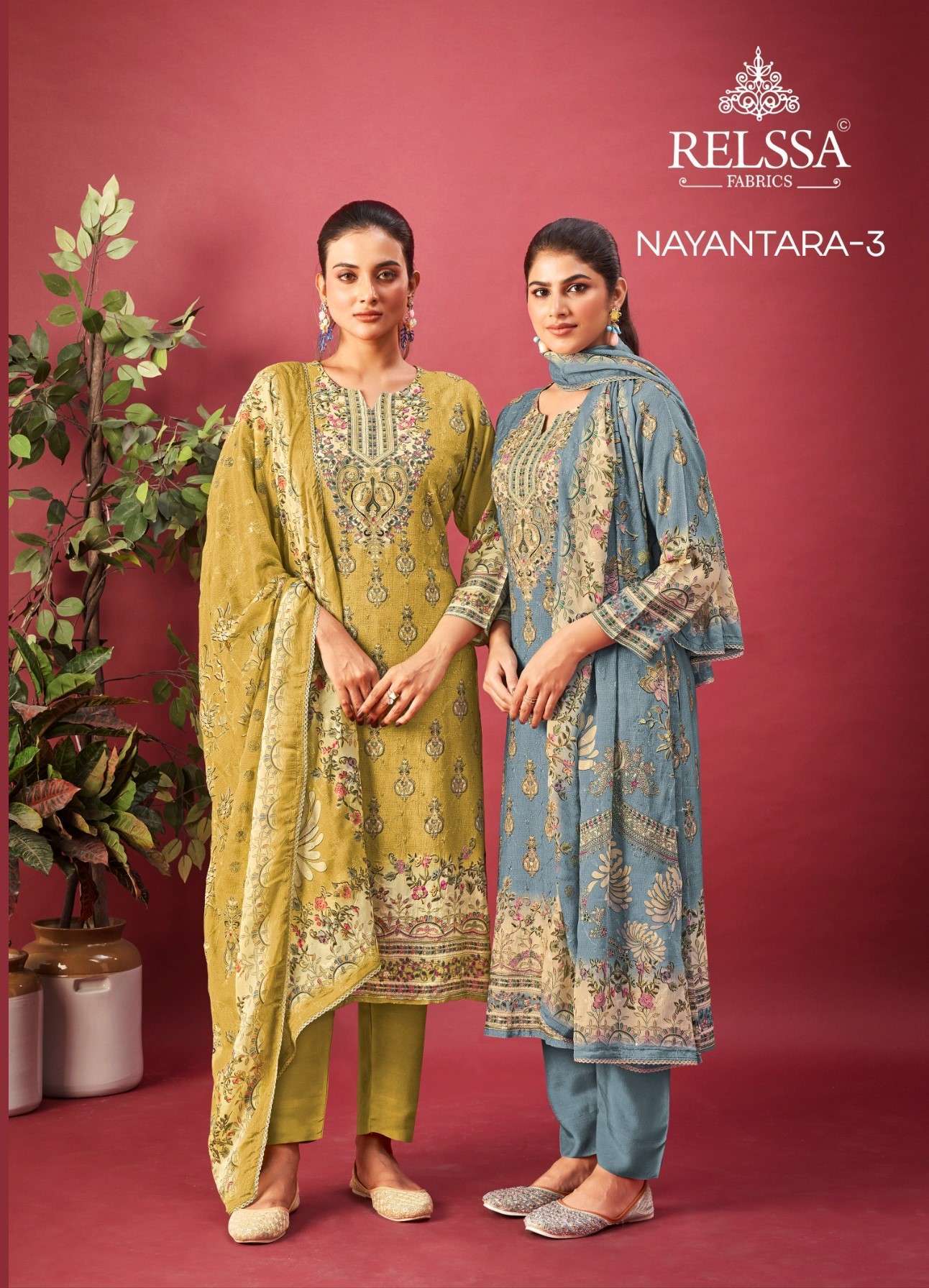RELSSA NAYANTARA VOL 3 PRINTED FANCY LADIES SUIT COLLECTION BEST RATE DEALER 2025