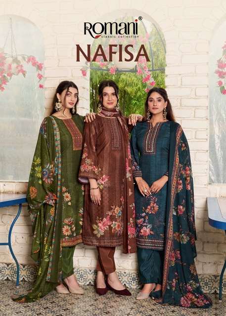 ROMANI NAFISA PURE COTTON EMBROIDERY SUIT COLLECTION BEST RATE 