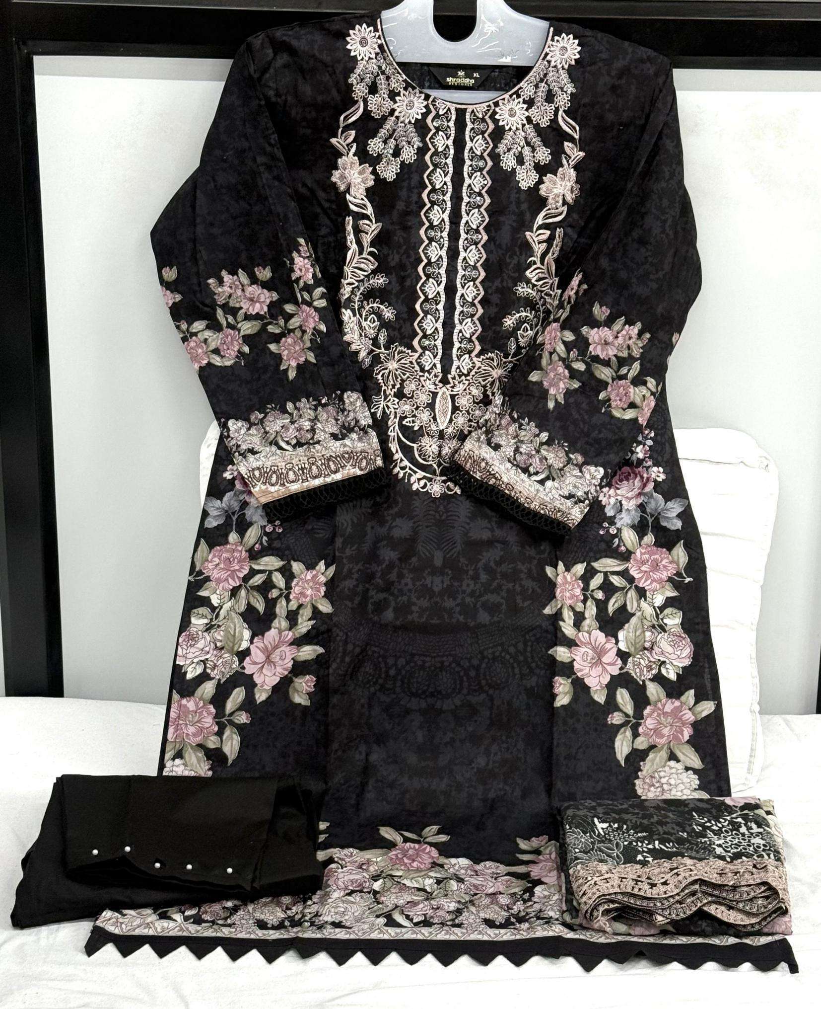 SHRADDHA DESIGNER NEEDLE WONDER VOL 2 PURE COTTON READYMADE PATCH WORK SUIT COLLECTION 