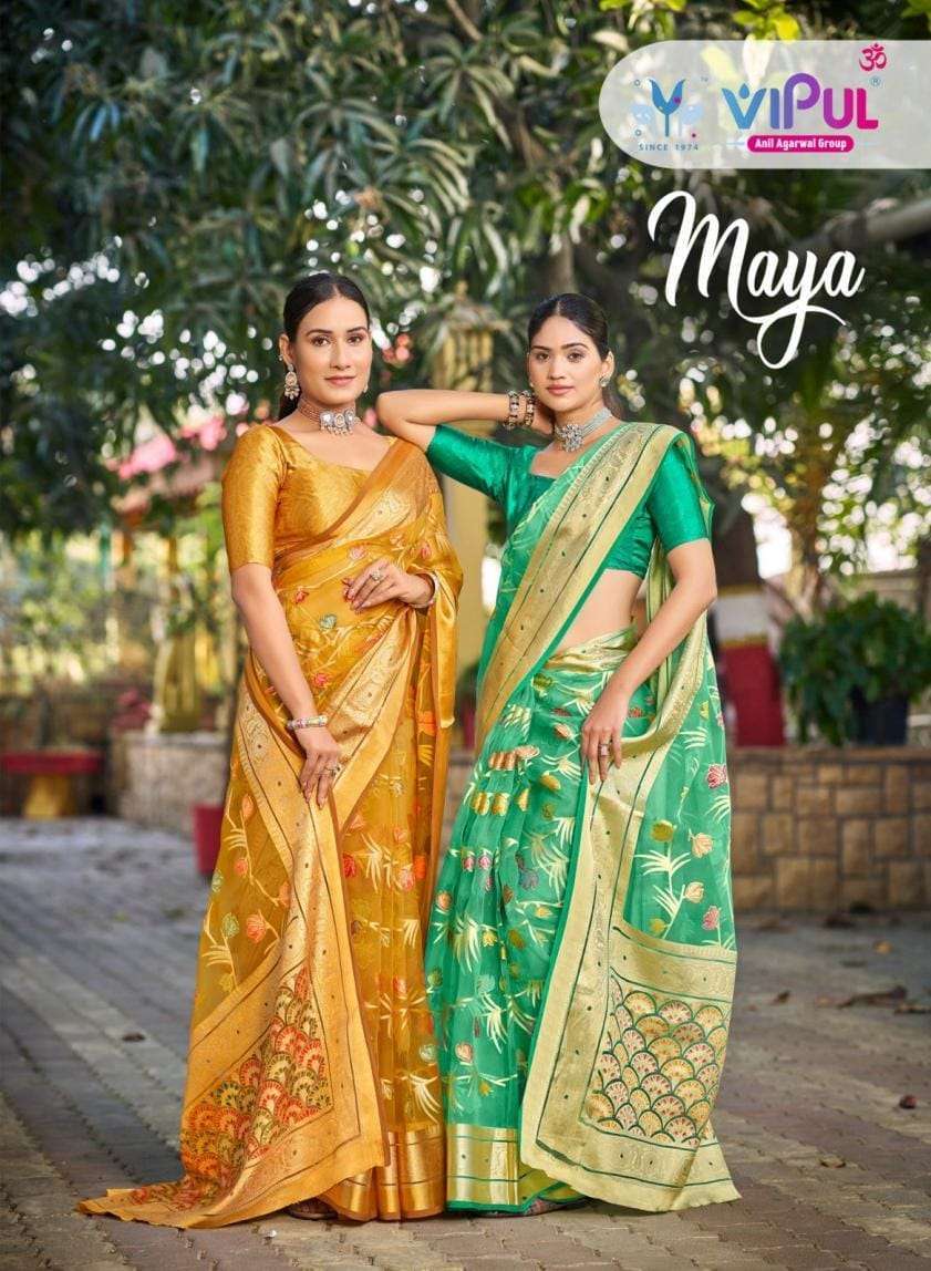 VIPUL FASHION MAYA 88938 TO 88943 SAREE COLLECTION BEST RATE DEALER 