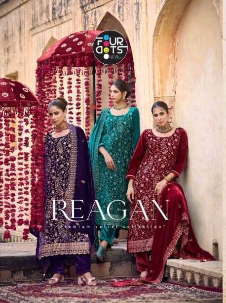 FOURDOTS REAGAN FANCY EMBROIDERY VELVET SUIT WHOLESALER 2025