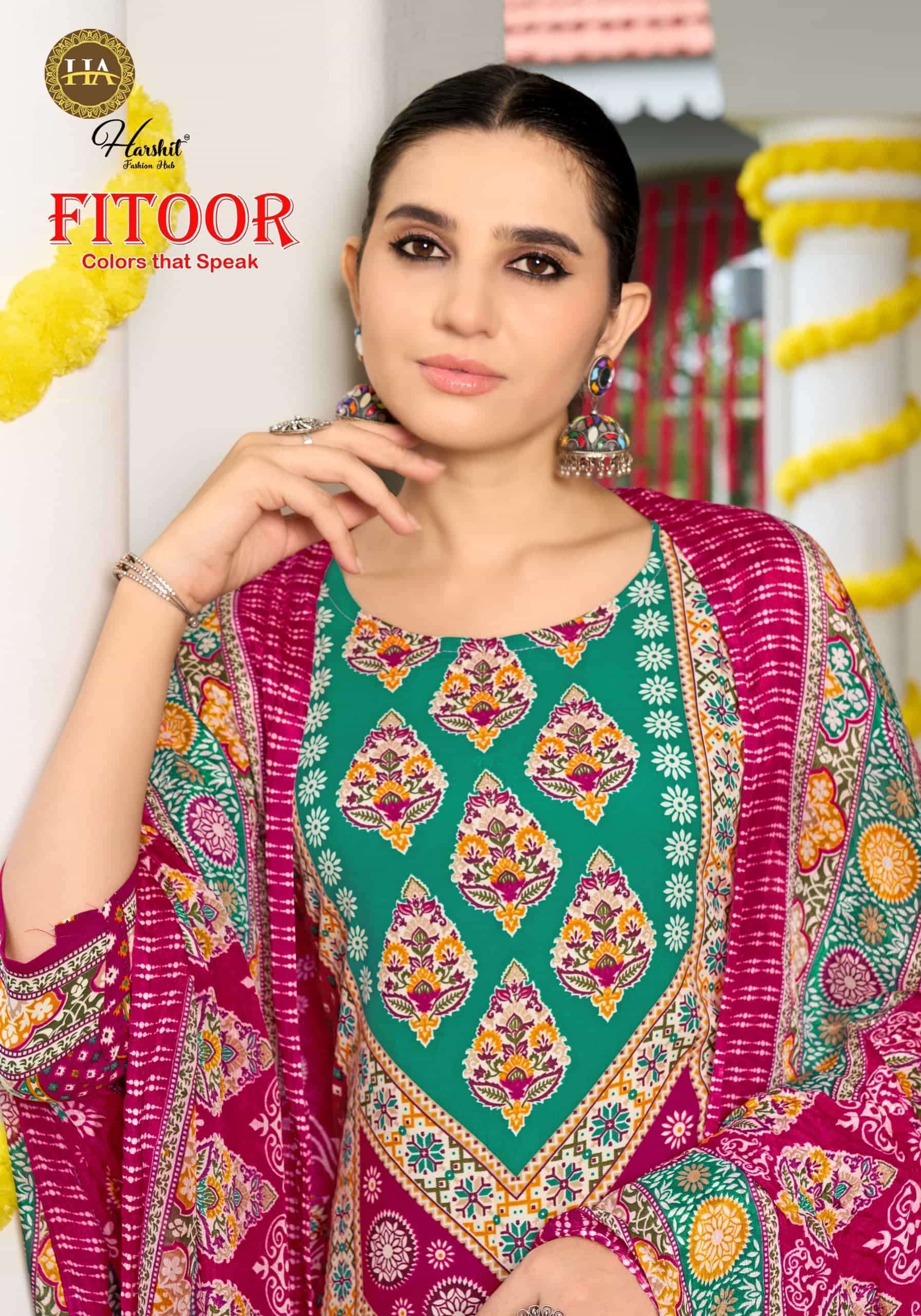 HARSHIT FASHION FITOOR FANCY RAYON SALWER KAMEEZ WHOLESALER 2025