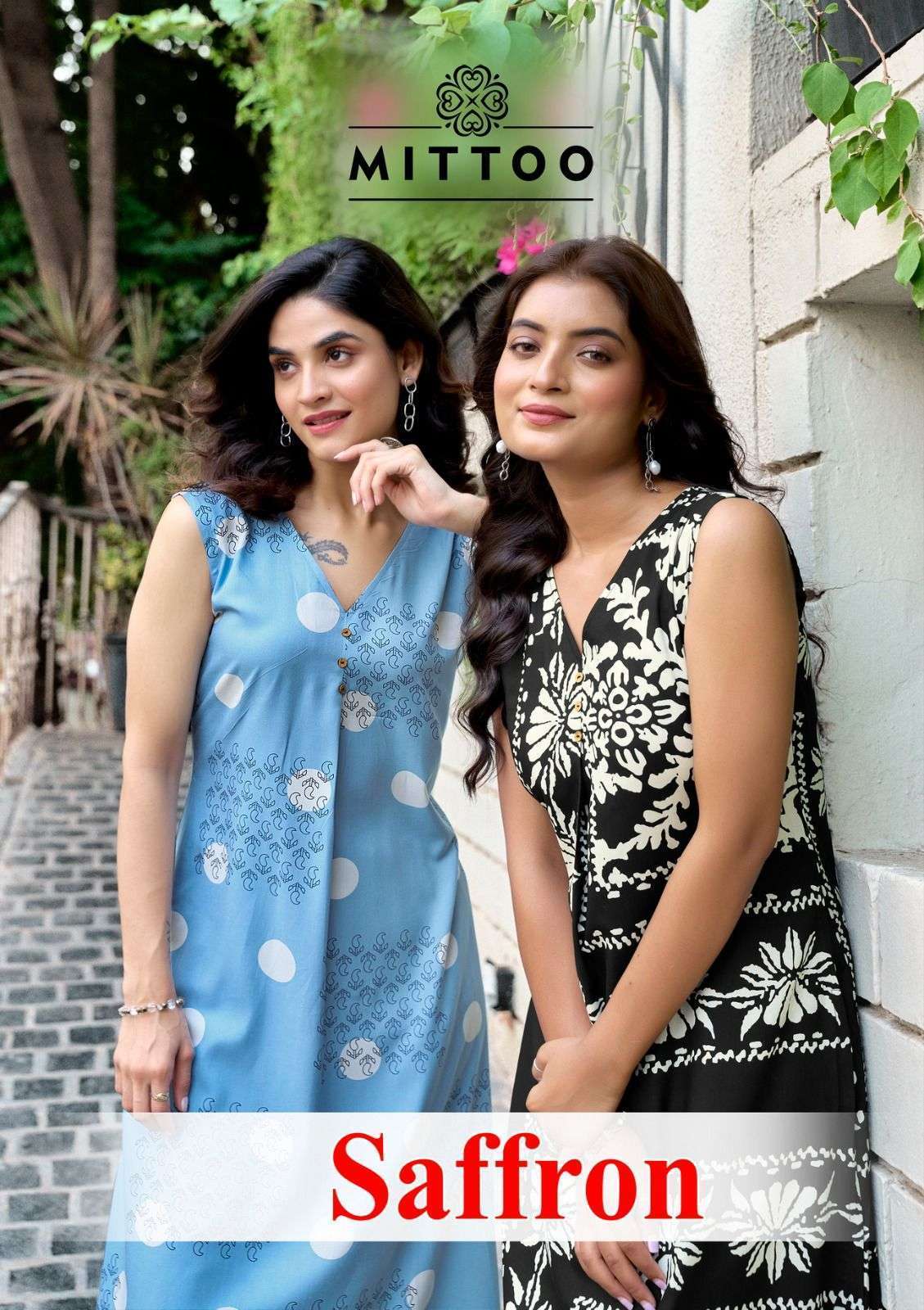 MITTOO SAFFRON RAYON PRINTED CORD SET COLLECTION BEST RATE DEALER 