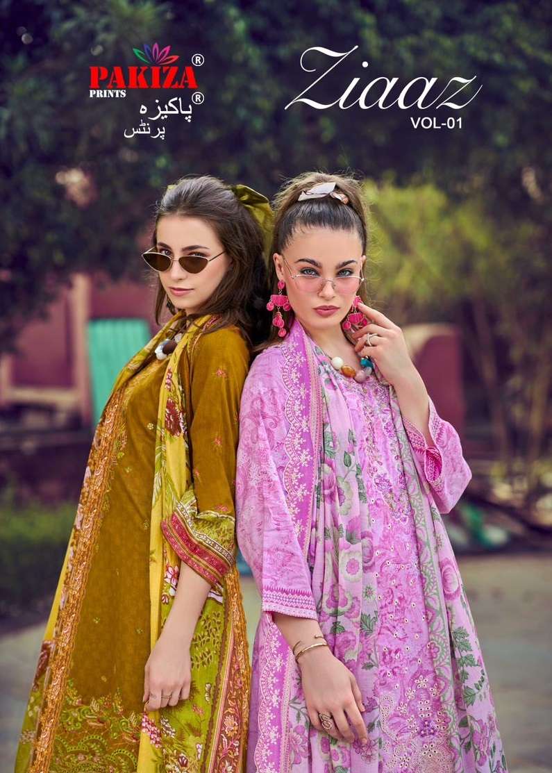 PAKIZA PRINT ZIAAZ VOL 1 KASHMIRI LAWN SUIT WHOLESALER 2025