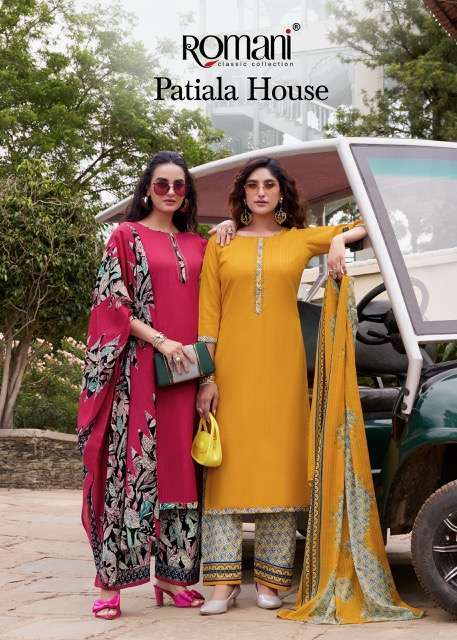 ROMANI PATIALA HOUSE SOFT COTTON SUIT WHOLESALER 2025