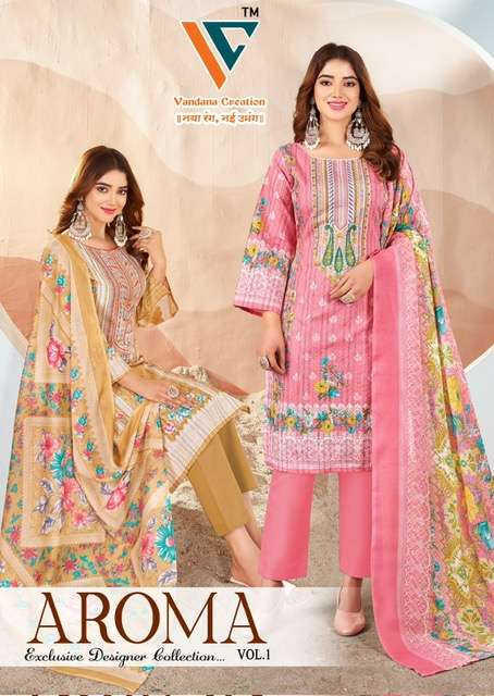 VANDANA CREATION AROMA VOL 1 SOFT COTTON WHOLESALER 2025