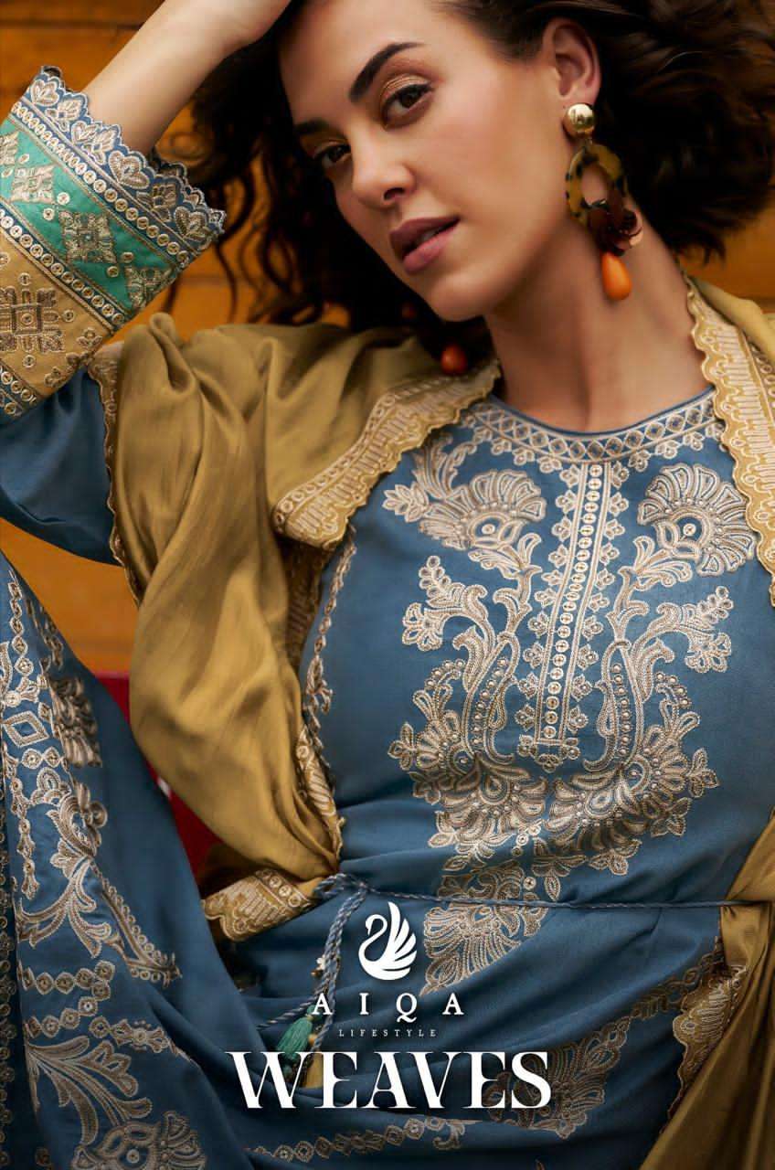 AIQA WEAVESH PASHMINA SUIT WHOLESALER IN SURAT 2025