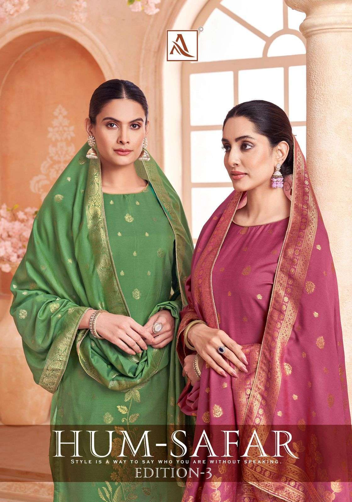 ALOK SUIT HUM SAFAR EDITION 3 PURE VISCOSE MUSLIN LADIES SUIT WHOLESALER 2025