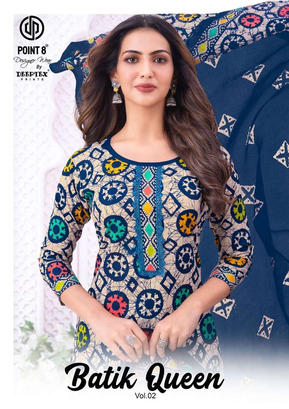 DEEPTEX BATIK QUEEN VOL 2 PURE COTTON BATIK READYMADE SUIT WHOLESALER 