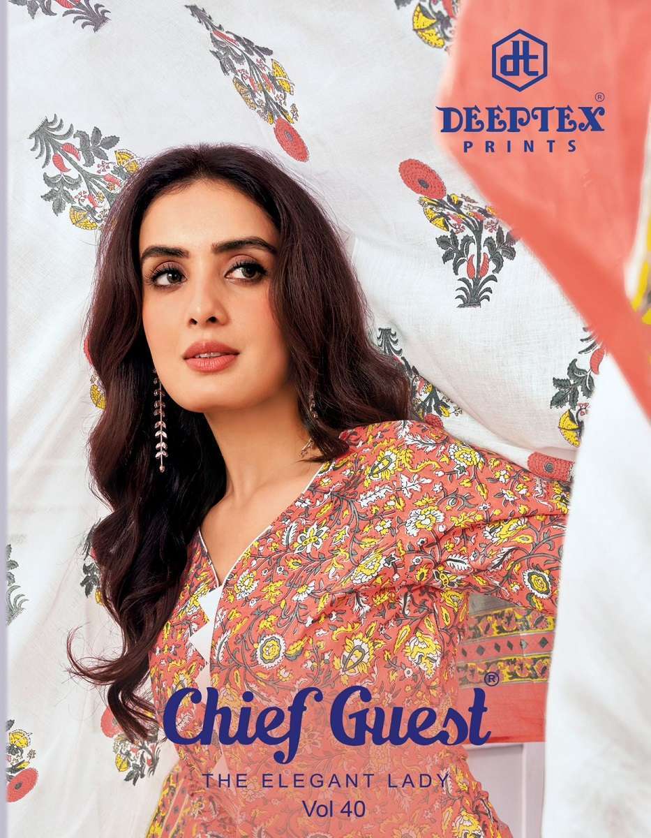 DEEPTEX CHIEF GUEST VOL 40 PURE COTTON DRESS MATERIAL WHOLESALER 2025
