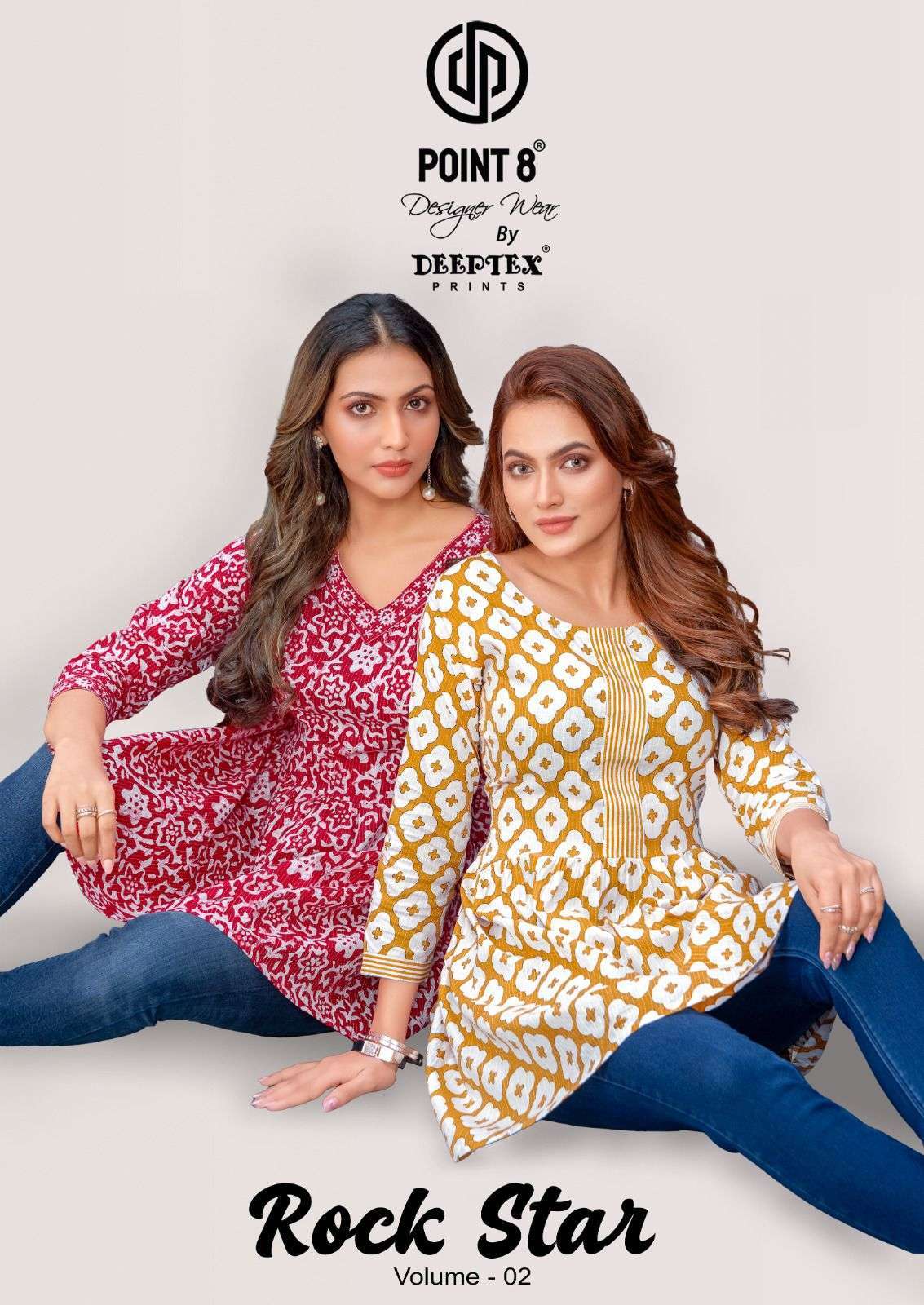 DEEPTEX PRINTS ROCK STAR VOL 2 COTTON PRINTED SHORT KURTI COLLECTION BEST RATE 2025