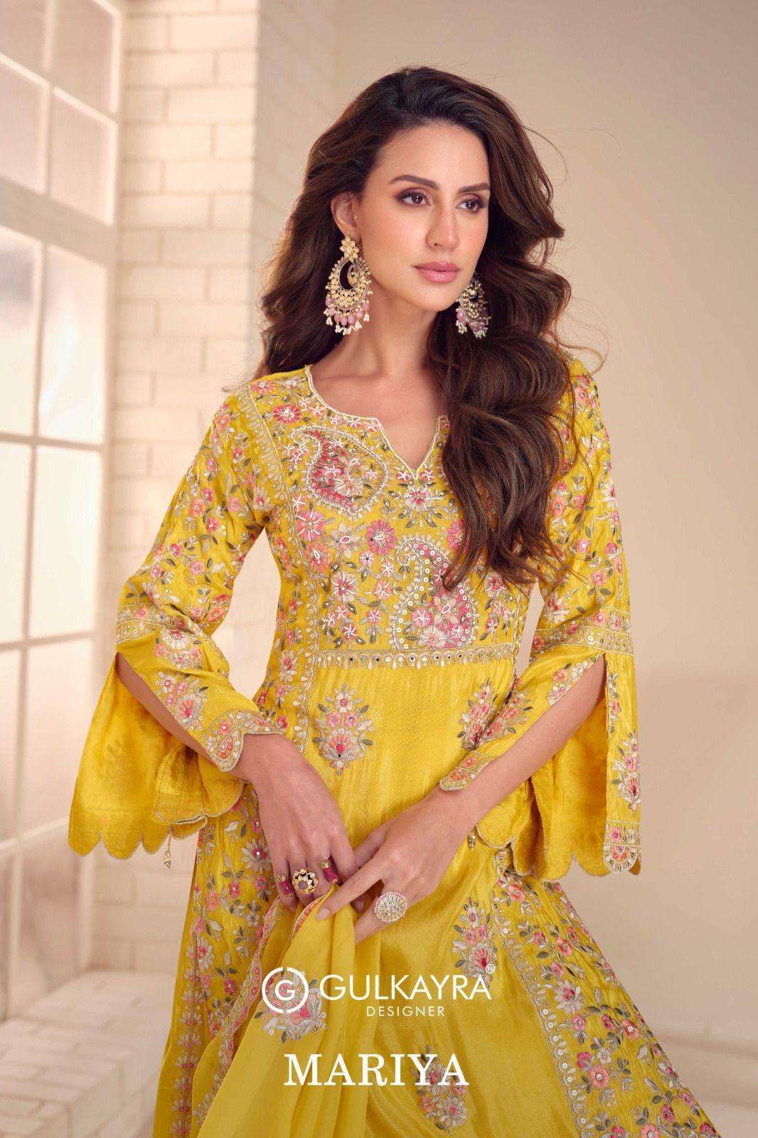 GULKAYRA DESIGNER MARIYA 7537 TO 7540 STRAIGHT STYLE SHARARA SUIT WHOLESALER 2025