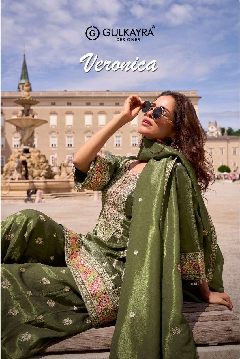 GULKAYRA DESIGNER VERONICA 7583 TO 7586 PARTYWEAR STYLE DESIGNER DRESS COLLECTION BEST RATE 2025