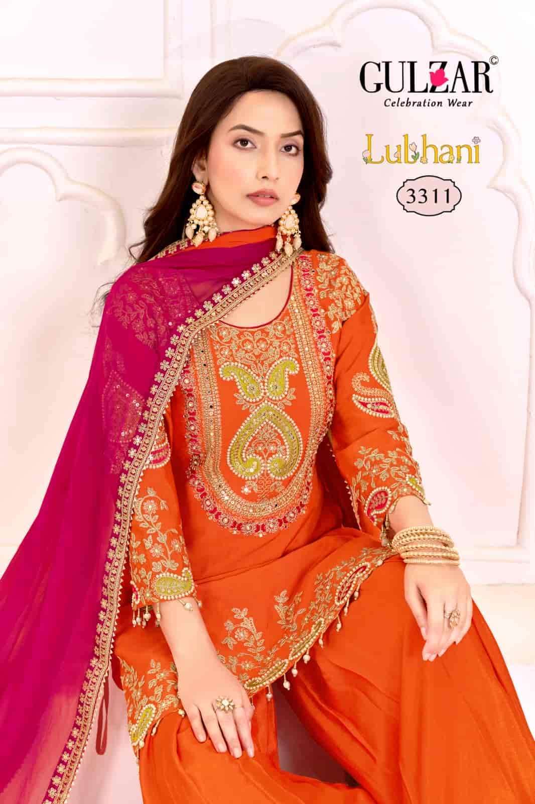 GULZAR LUBANI PARTY WEAR PALAZZO DESIGNER SUIT CATALOG EXPORTER 2025