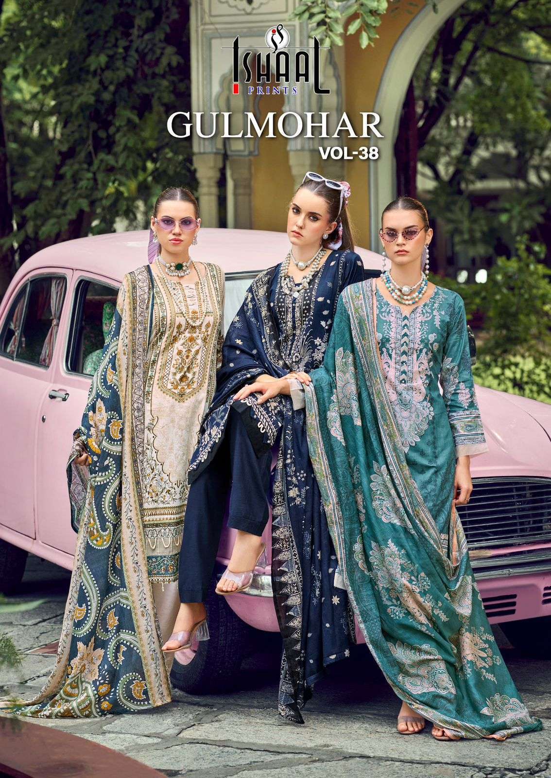 ISHAAL GULMOHAR VOL 38 PRINTED PURE LAWN SUIT COLLECTION CATALOG 2025