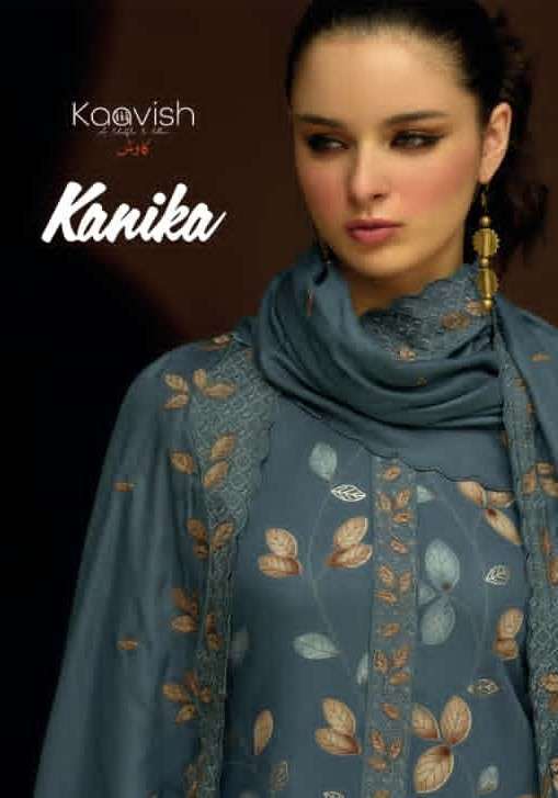 KAAVISH KANIKA PURE VISCOSE PASHMINA SUIT WHOLESALER IN SURAT 