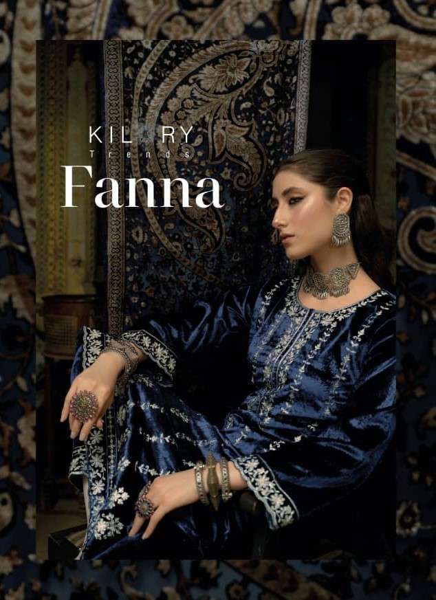 KILORY FANNA DESIGNER WORK PURE VELVET SUIT WHOLESALER 2025