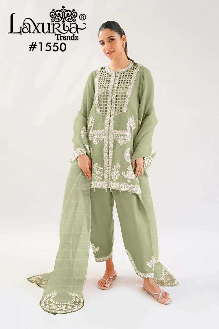 LAXURIA TRENDZ 1550 DESIGNER READYMADE 3 PCS SET WHOLESALER 2025