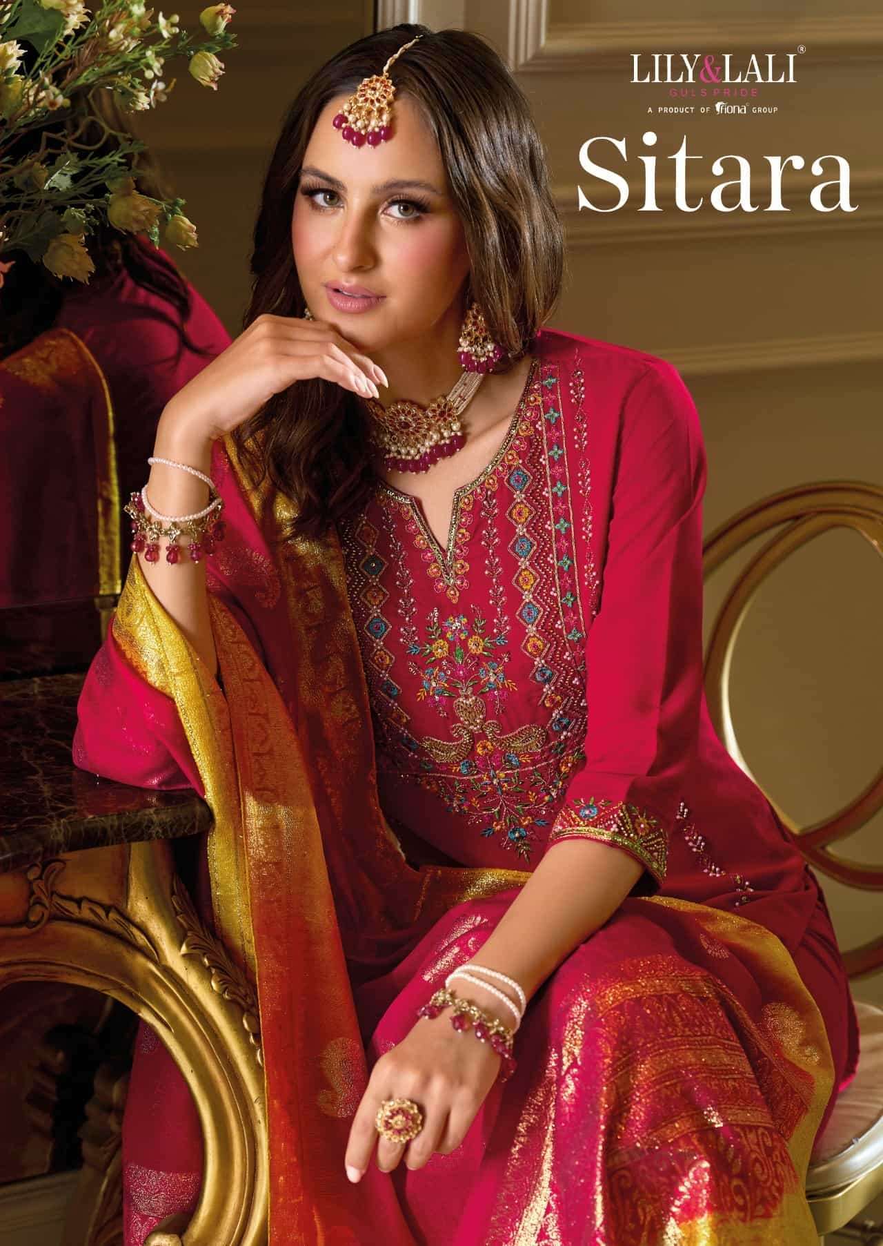 LILY AND LALI SITARA DESIGNER READYMADE 3 PIECE SET WHOLESALER 