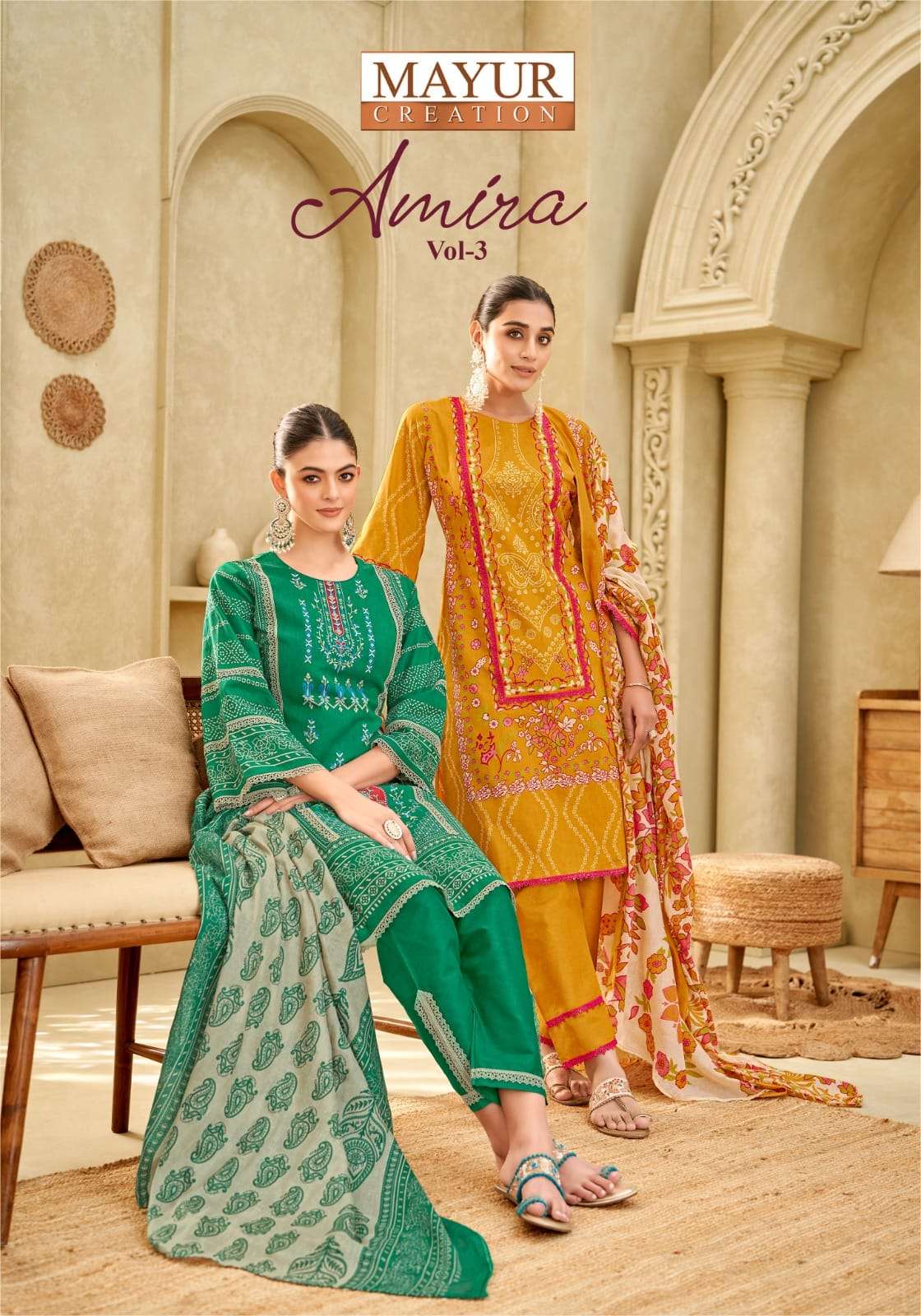 MAYUR CREATION AMIRA VOL 3 COTTON SUIT WHOLESALER 2025