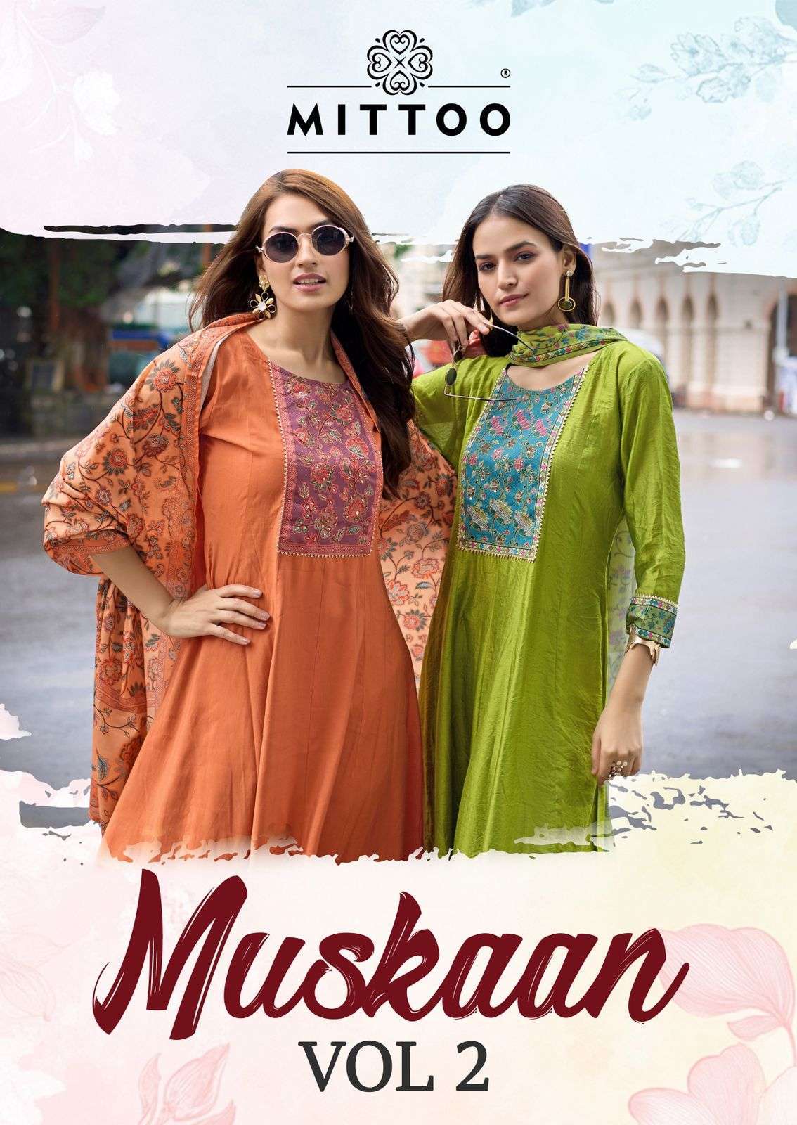 MITTOO MUSKAN VOL 2 FANCY MODAL SILK KURTI PANT WITH DUPATTA SET WHOLESALER 2025