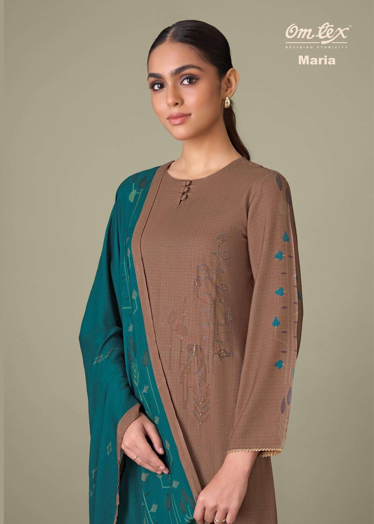 OMTEX MARIA PURE PASHMINA WINTER SUIT WHOLESALER IN SURAT 2025