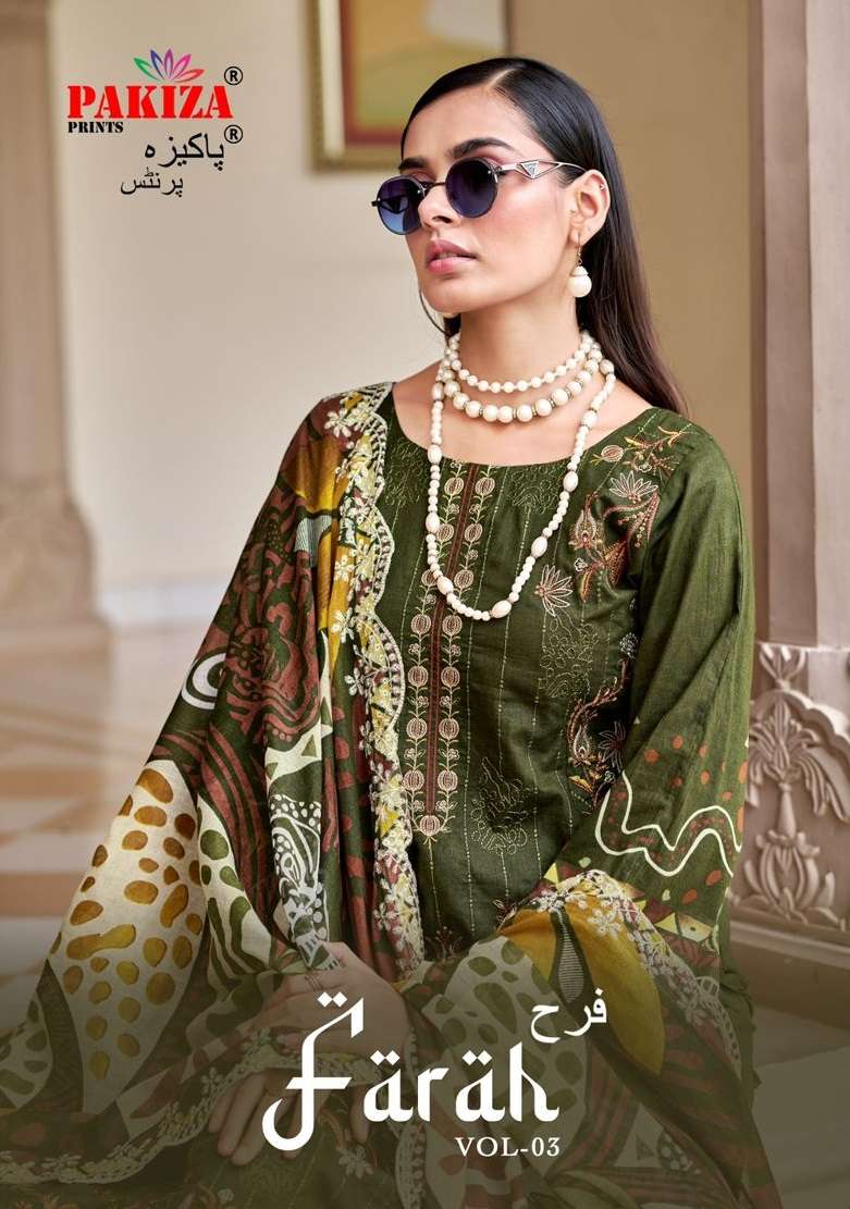 PAKIZA PRINTS FARAH VOL 3 KASHMIRI PAKISTANI SUIT WHOLESALER 