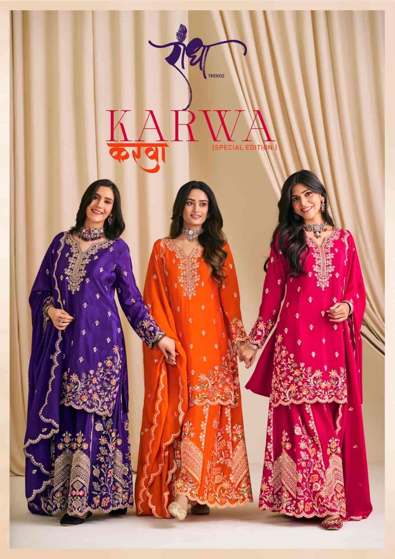 RADHA TRENDZ KARWA SPECIAL EDITION PALAZZO DRESS WHOLESALER IN SURAT 2025
